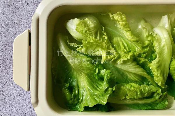 蚝油生菜的做法图解2