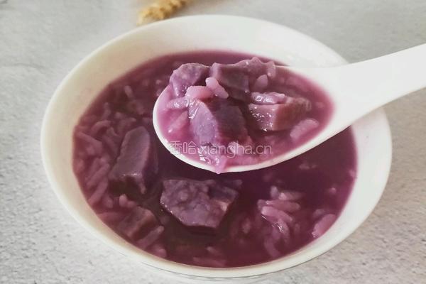 紫薯粥的做法图解4