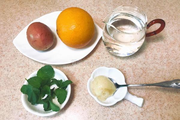 薄荷水果饮的做法图解1