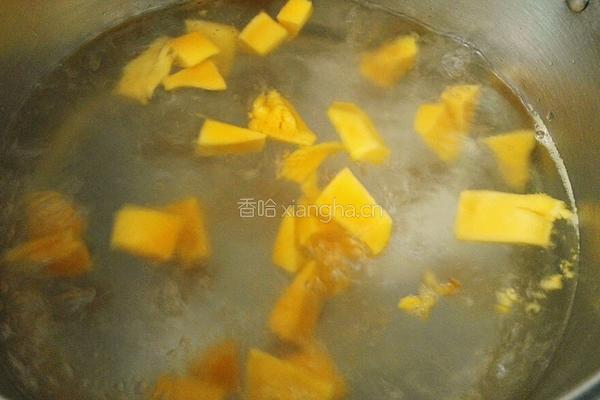 芒果菠菜圆子汤的做法图解11
