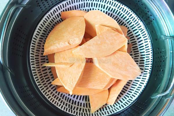 香蕉红薯饼的做法图解2