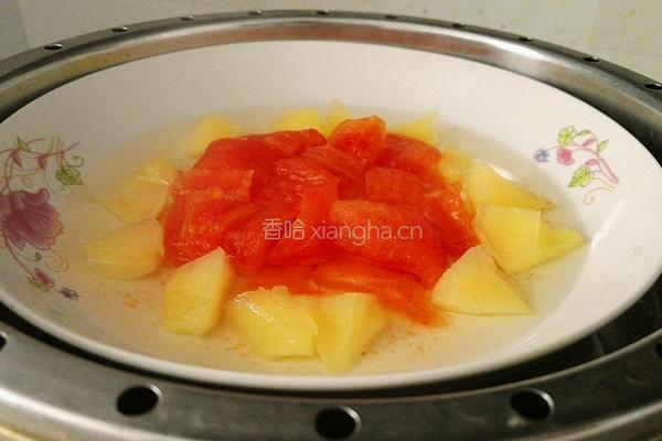 苹果番茄营养米糊的做法图解4