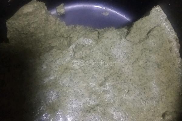 艾草糍粑的做法图解1