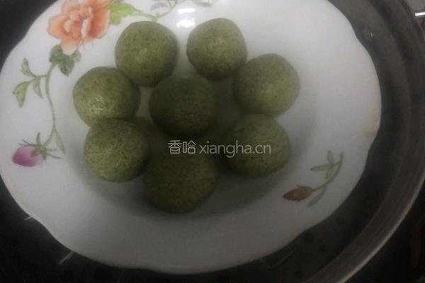 艾草糍粑的做法图解5