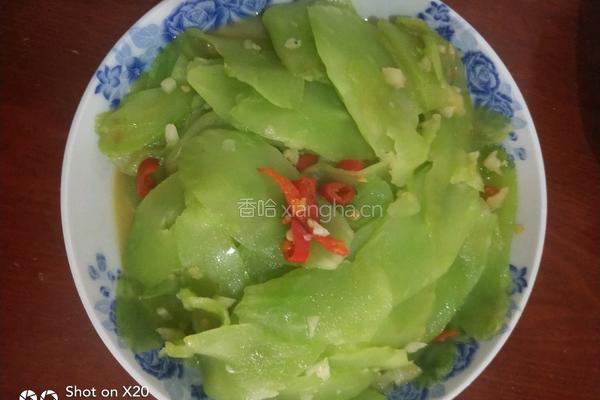 清炒莴笋