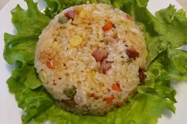电饭煲腊味什锦饭的做法图解9