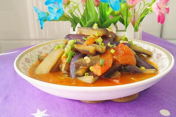 西红柿烧茄子