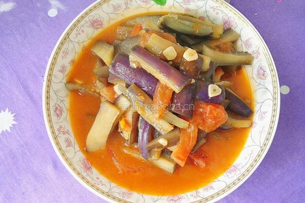 西红柿烧茄子的做法图解11