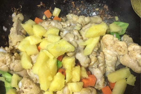 菠萝鸡腿的做法图解8