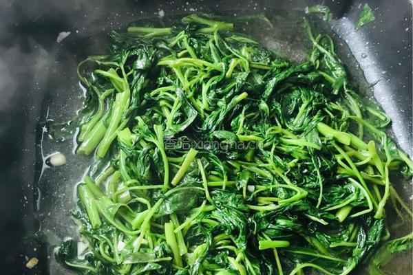 （家常）蒜末空心菜的做法图解5