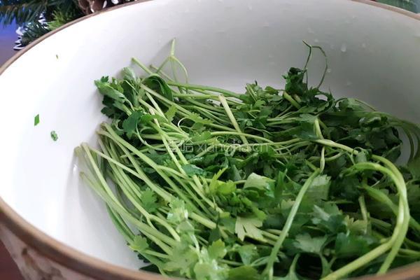 欧芹烘蛋饼的做法图解1