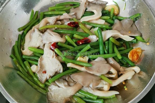 豆角炒平菇的做法图解5