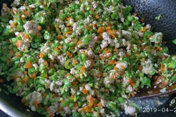 豆角肉包的做法图解5