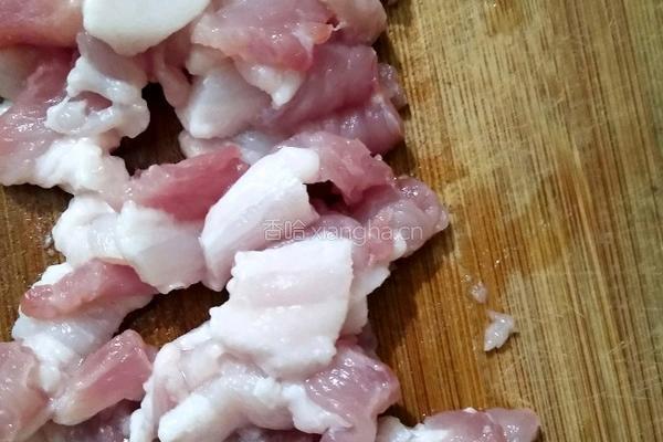 酸豆角炒五花肉的做法图解2