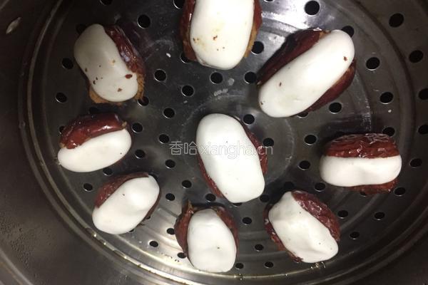 枣夹糯米糕的做法图解8