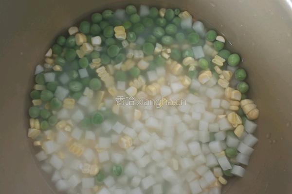 醇香自制菠萝饭的做法图解2