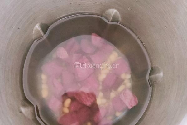 紫薯豆浆的做法图解4