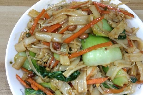 素炒河粉的做法图解4