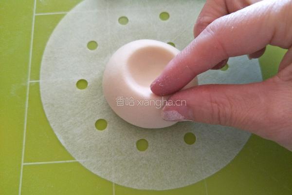 多肉植物造型馒头的做法图解15