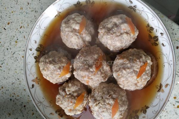 香菇酿肉的做法图解4