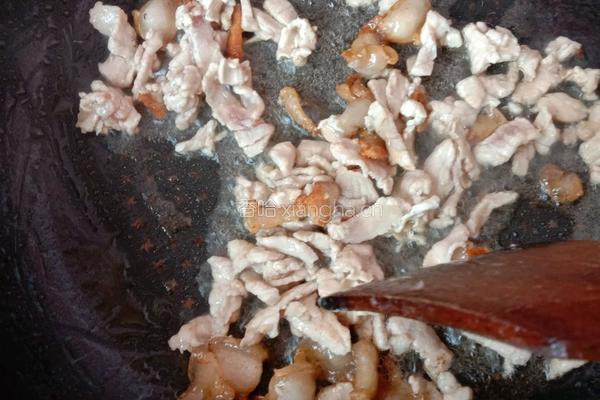 蒜苔莲藕炒肉的做法图解8