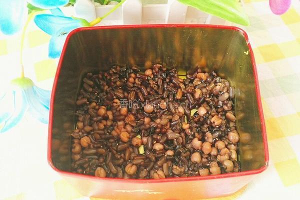 黑米红豆薏米牛奶糕的做法图解7
