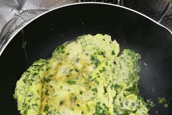 韭菜炒鸡蛋的做法图解5