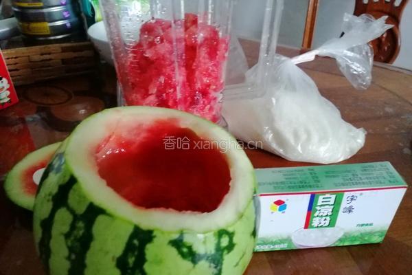 西瓜冻（0失败)的做法图解1