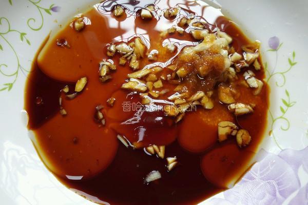 菠菜拌花生米的做法图解4