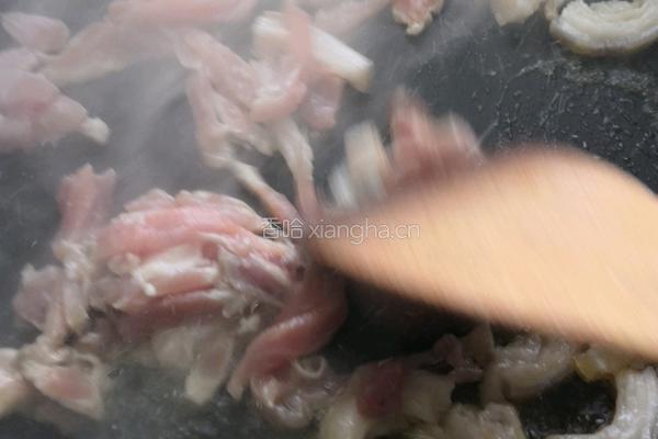 青笋炒肉丝的做法图解4