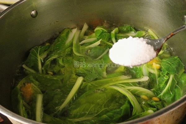 玉米青菜圆子汤的做法图解10