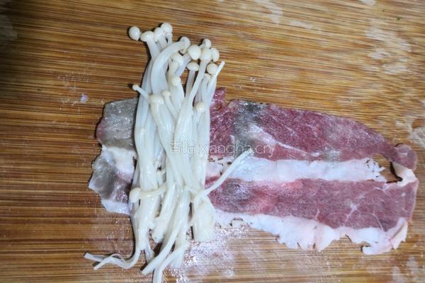 肥牛金针菇卷的做法图解4