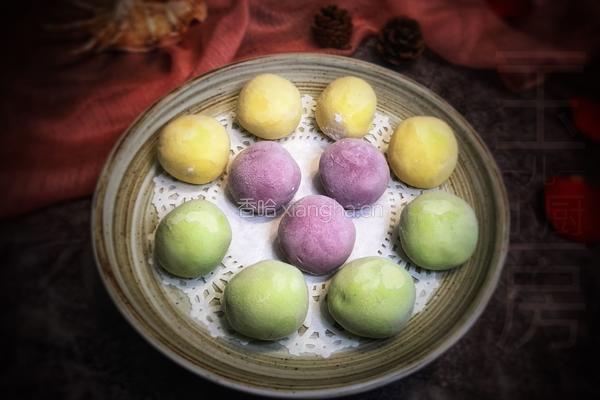 彩色汤圆（传统黑芝麻花生馅）的做法图解21