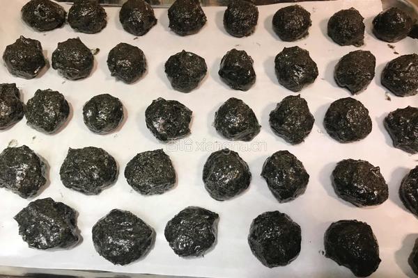 彩色汤圆（传统黑芝麻花生馅）的做法图解16