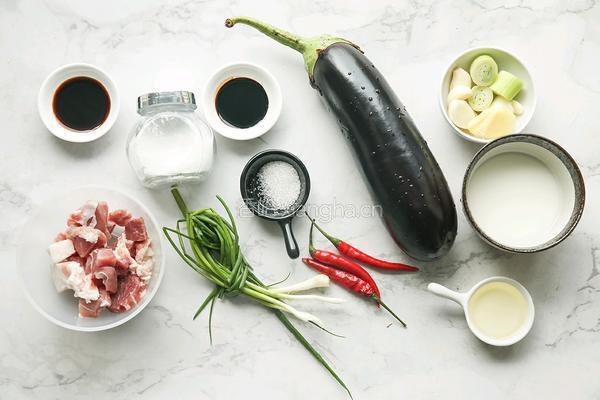 肉酿茄子的做法图解1