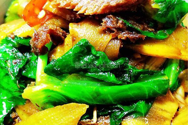 豆豉炒莴笋的做法图解8