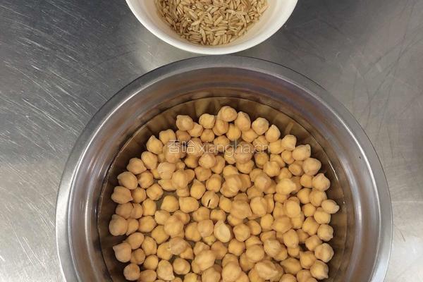 鹰嘴豆燕麦米糊（不饿减脂菜谱）的做法图解1