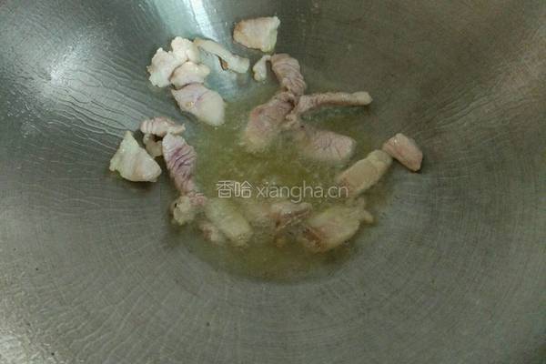 豆芽炒肉的做法图解3