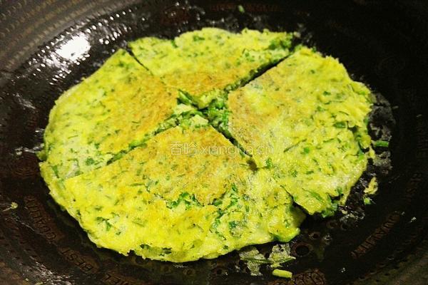 韭菜鸡蛋煎饼的做法图解10