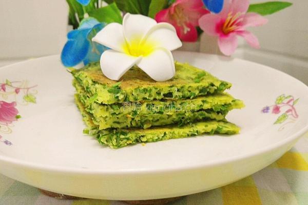 韭菜鸡蛋煎饼的做法图解12
