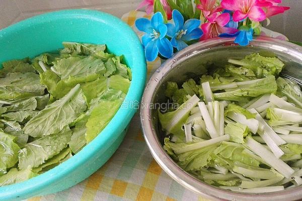 清炒芙蓉菜的做法图解3