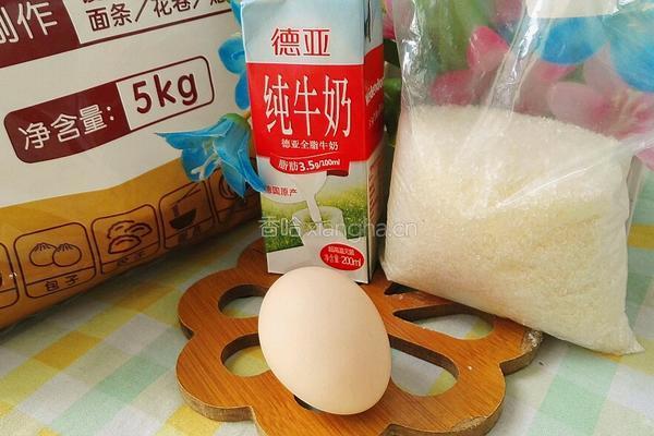 牛奶鸡蛋煎饼的做法图解1