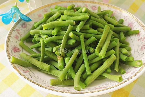 香菇炒豇豆的做法图解4
