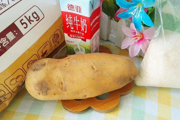 土豆奶香煎饼的做法图解1