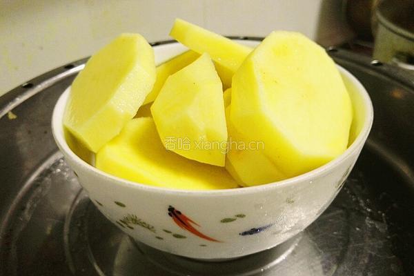 土豆奶香煎饼的做法图解3
