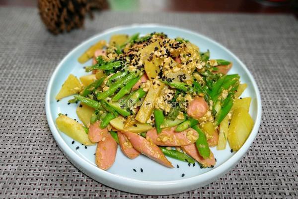 咸蛋芦笋火腿焗土豆的做法图解15