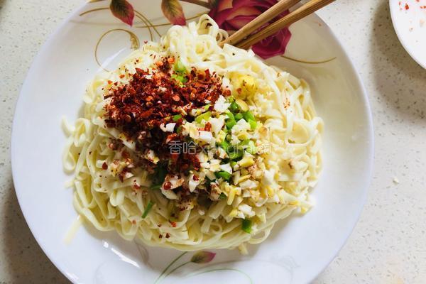 重庆味道版油泼面的做法图解4