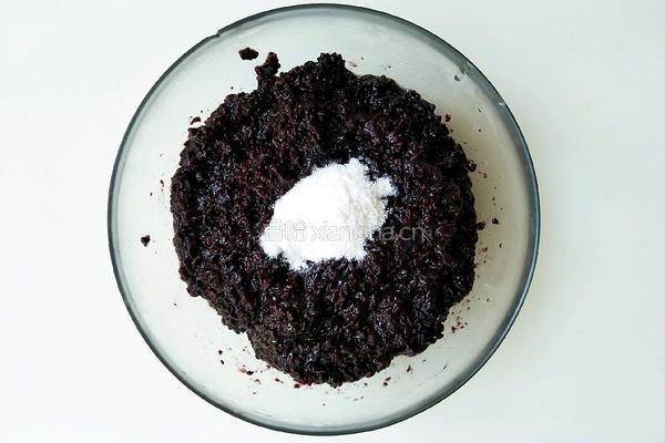 紫米馅面包的做法图解4