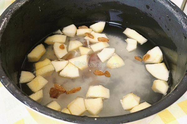 赤小豆苹果糯米粥的做法图解5