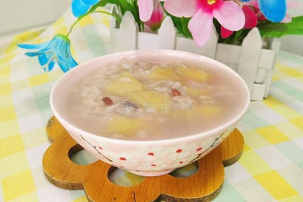 赤小豆苹果糯米粥的做法图解9